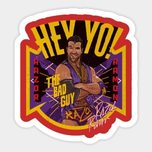 Razor Ramon Hey Yo Sticker